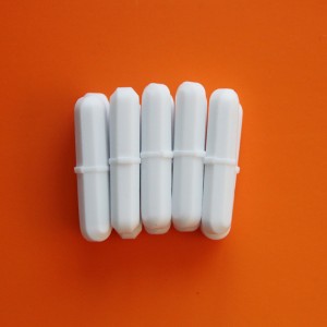 Lab white PTFE Teflon Coated Magnetic Stirrer Bars Stirring Magnets